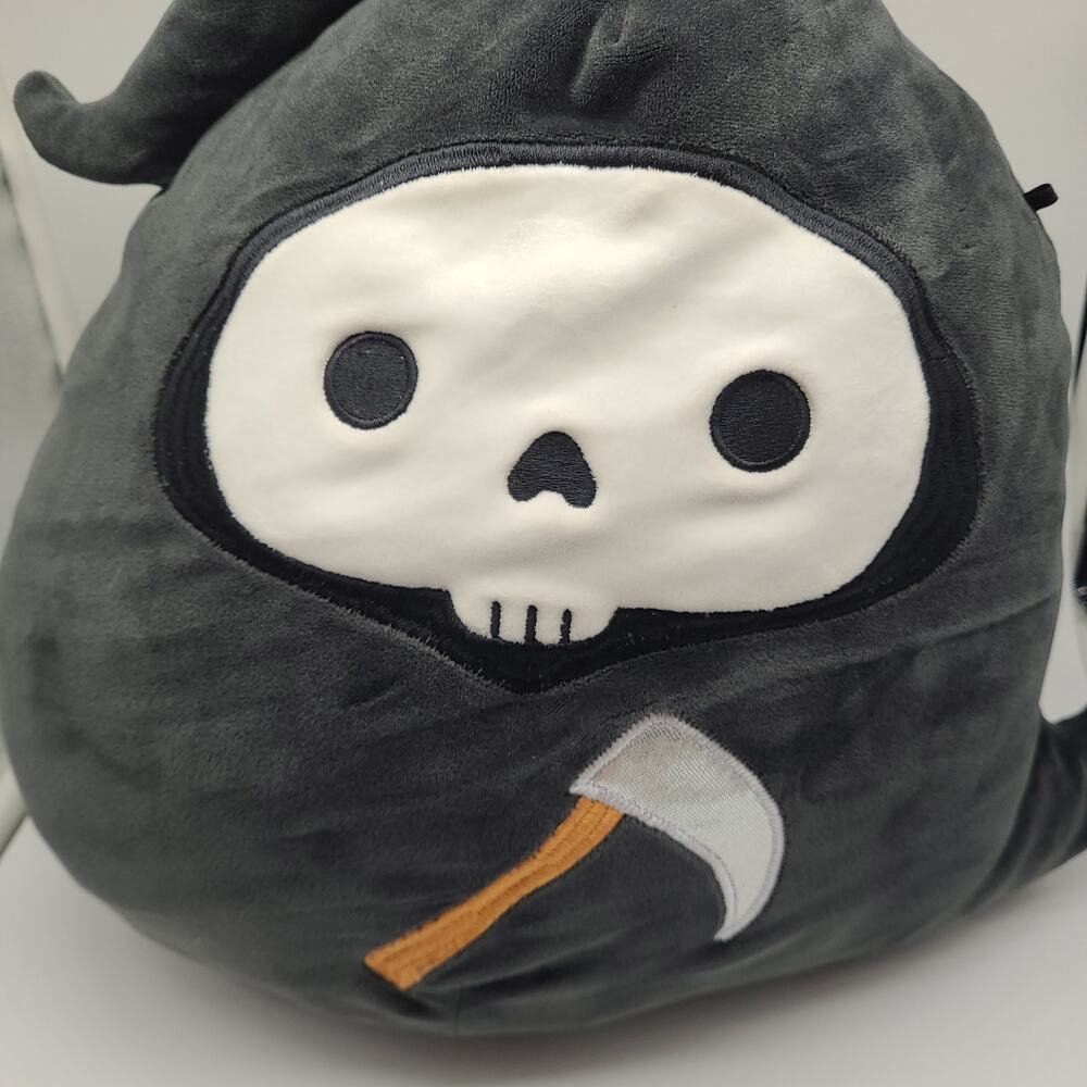 Squishmallows Kellytoy 12" Otto the Grim Reaper Scythe Halloween Plush Kellytoy